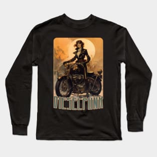 Dieselpunk Biker Long Sleeve T-Shirt